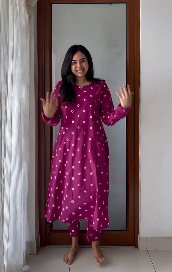 Pink Kurta Set