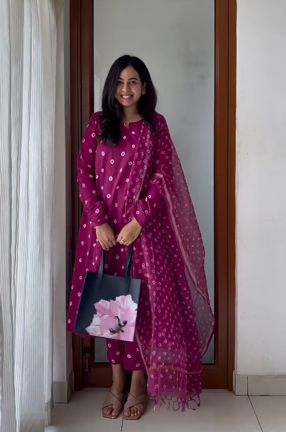 Pink Kurta Set