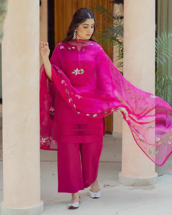 PINK KURTA SET
